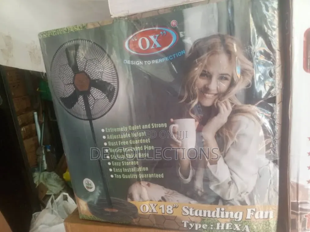 ￼ Ox Hexa 18" Standing Fan