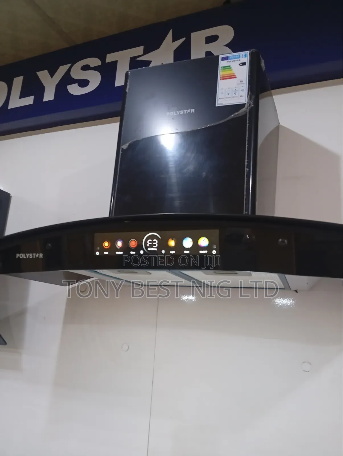 Polystar Soft Touch Hand Control Heat Extractor Hood 60x90cm