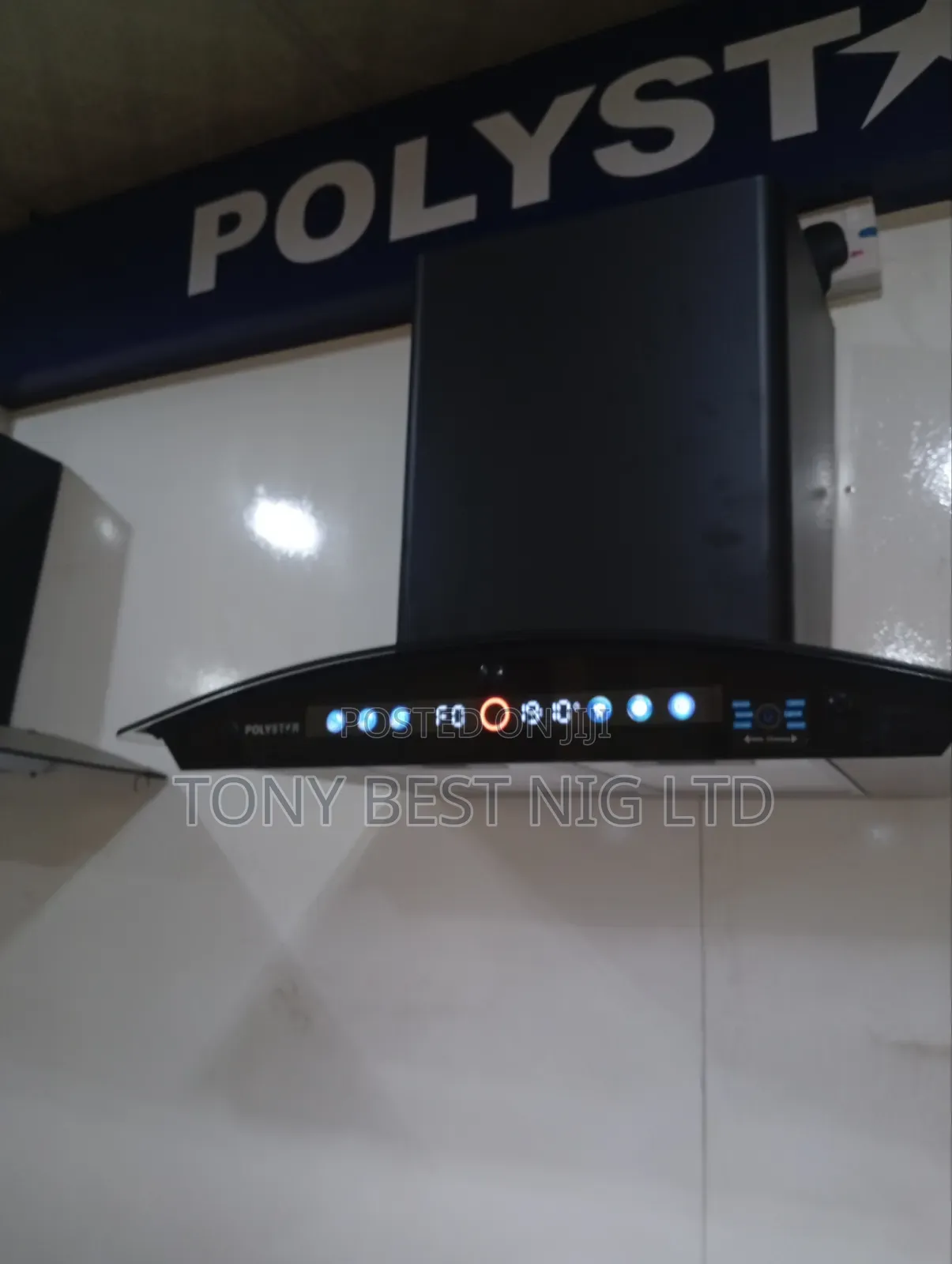 Polystar Soft Touch Hand Wave Control Hood Heat Extractor 60x60cm