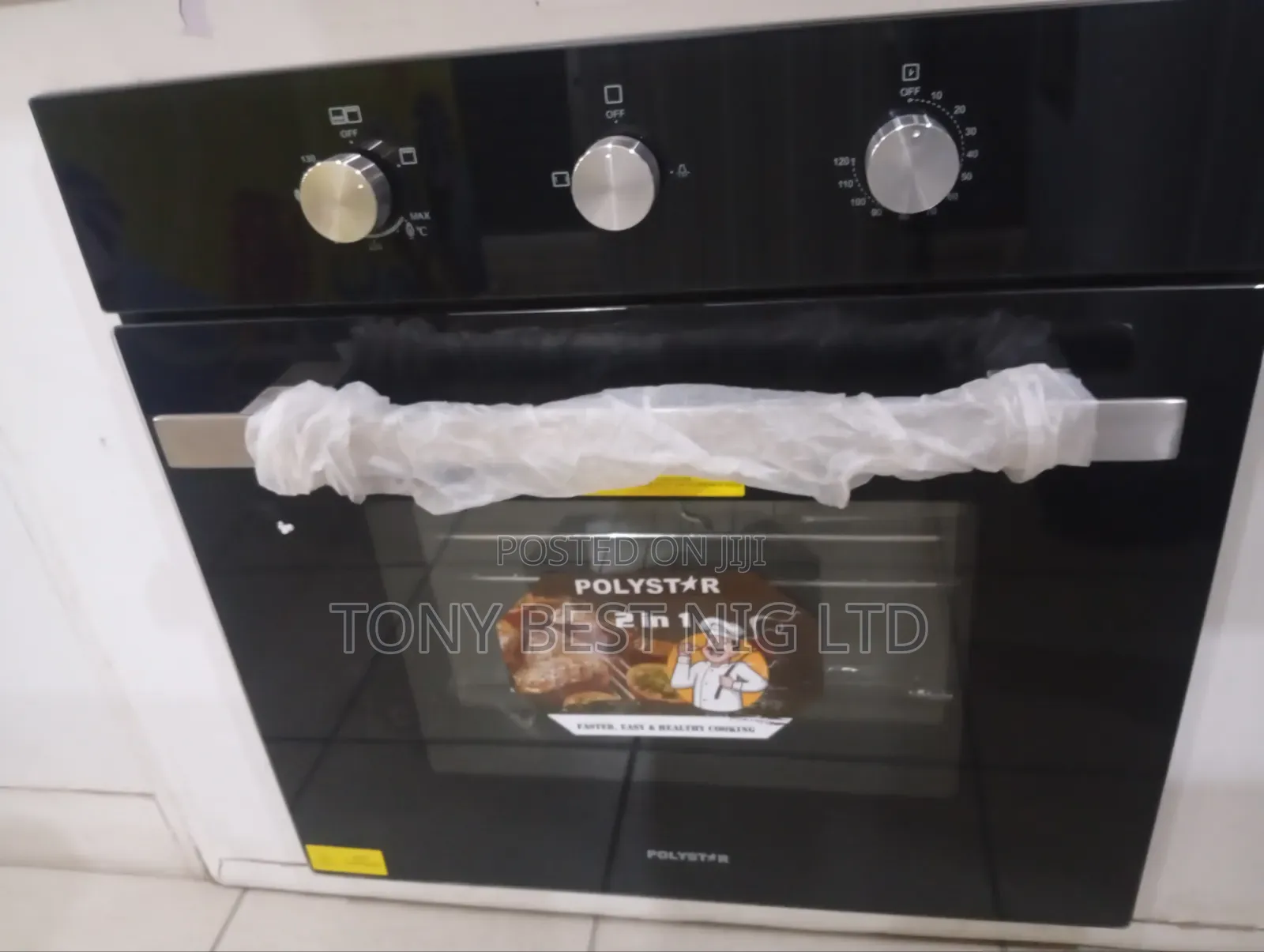 Polystar Inbuilt Oven Electric Gas Use 60x60cm