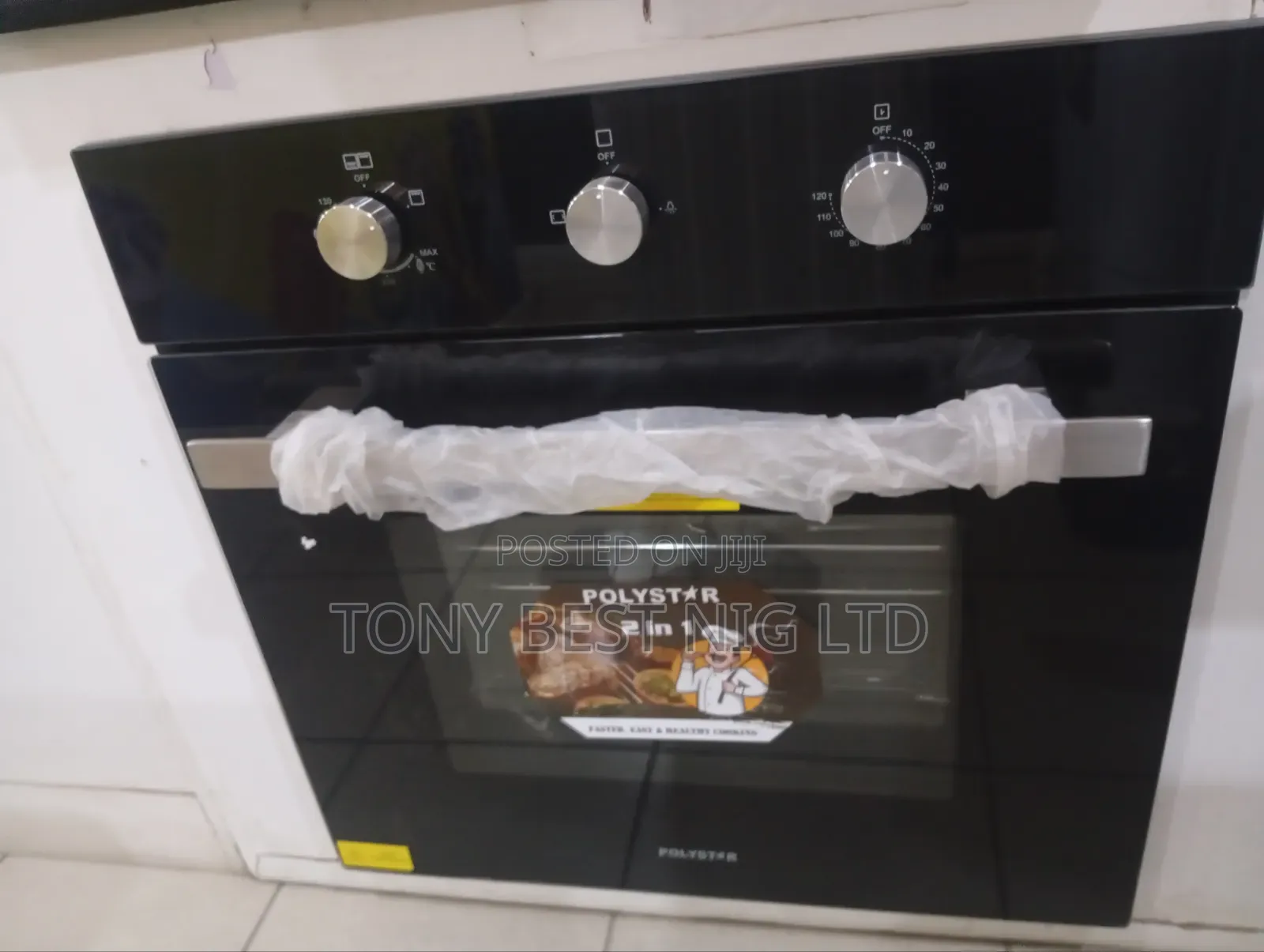 Polystar Inbuilt Oven Electric Gas Use 60x60cm