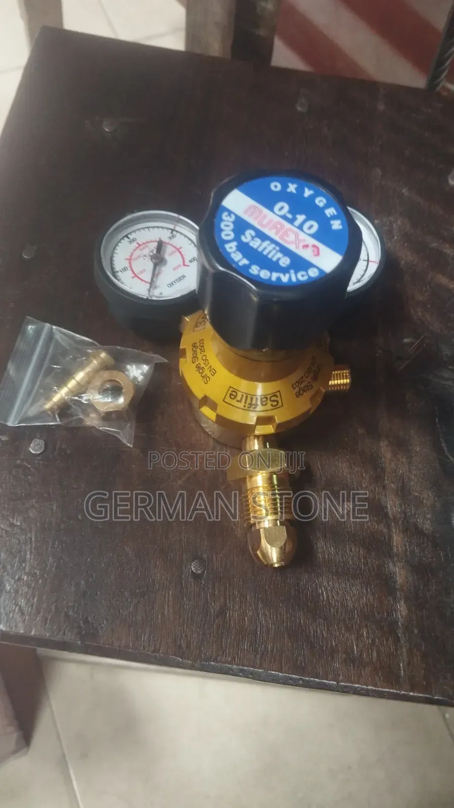 Murex Saffire Single Stage Oxygen Regulator,