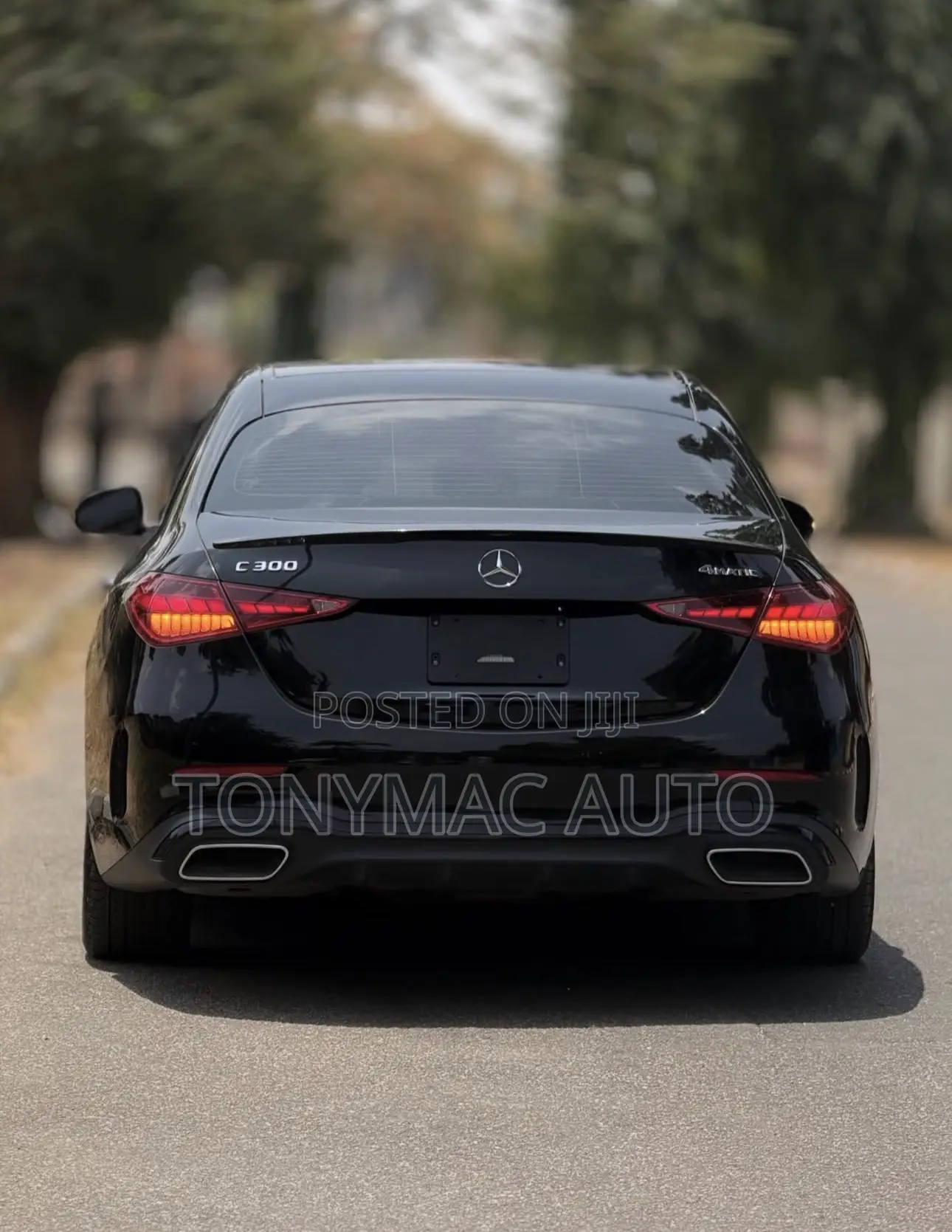 Back Rear Bumper for Mercedes Benz C300 2022 206
