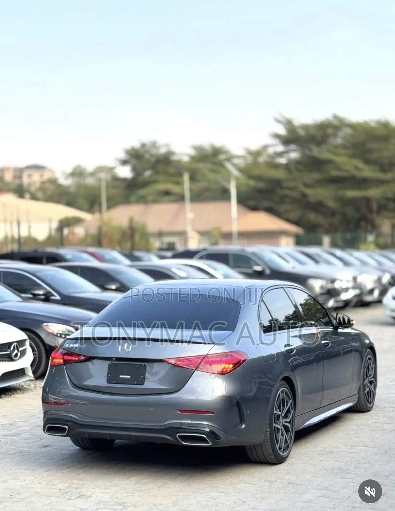 Back Rear Bumper for Mercedes Benz C300 2023