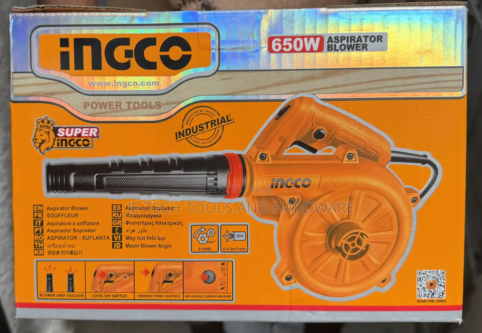 Super Ingco Aspirator Blower 650w