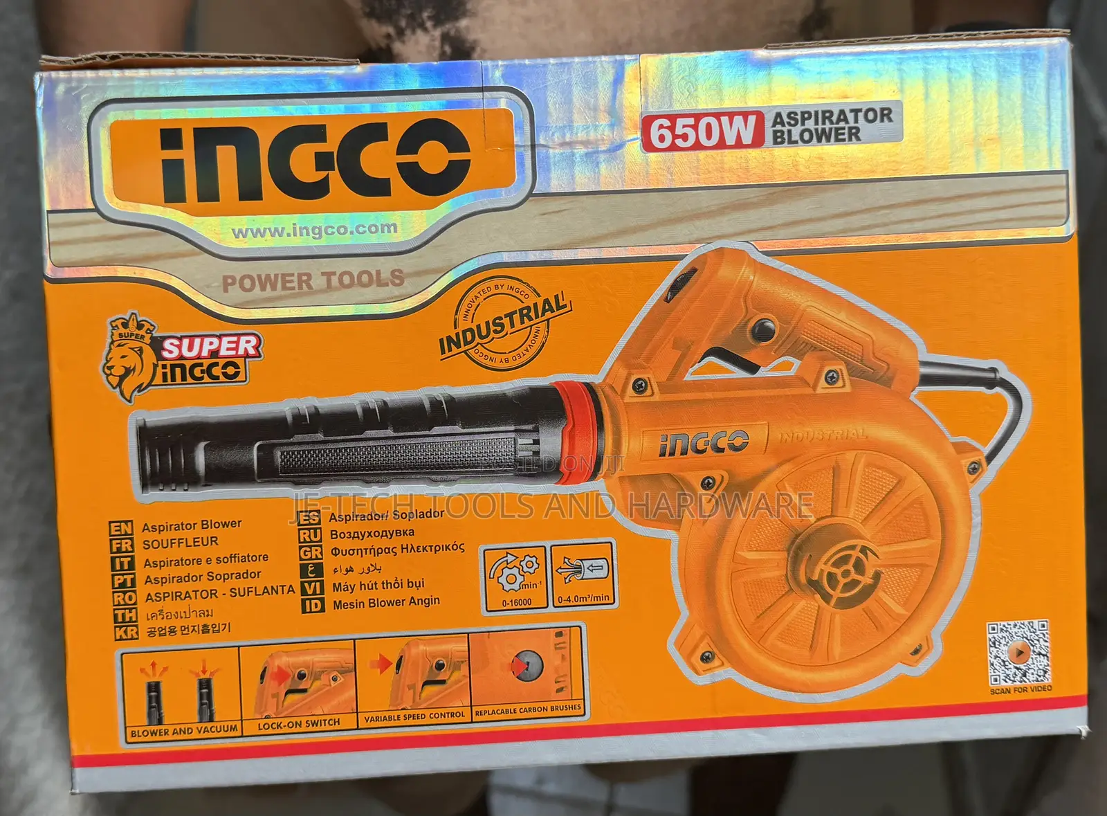 Super Ingco Aspirator Blower 650w