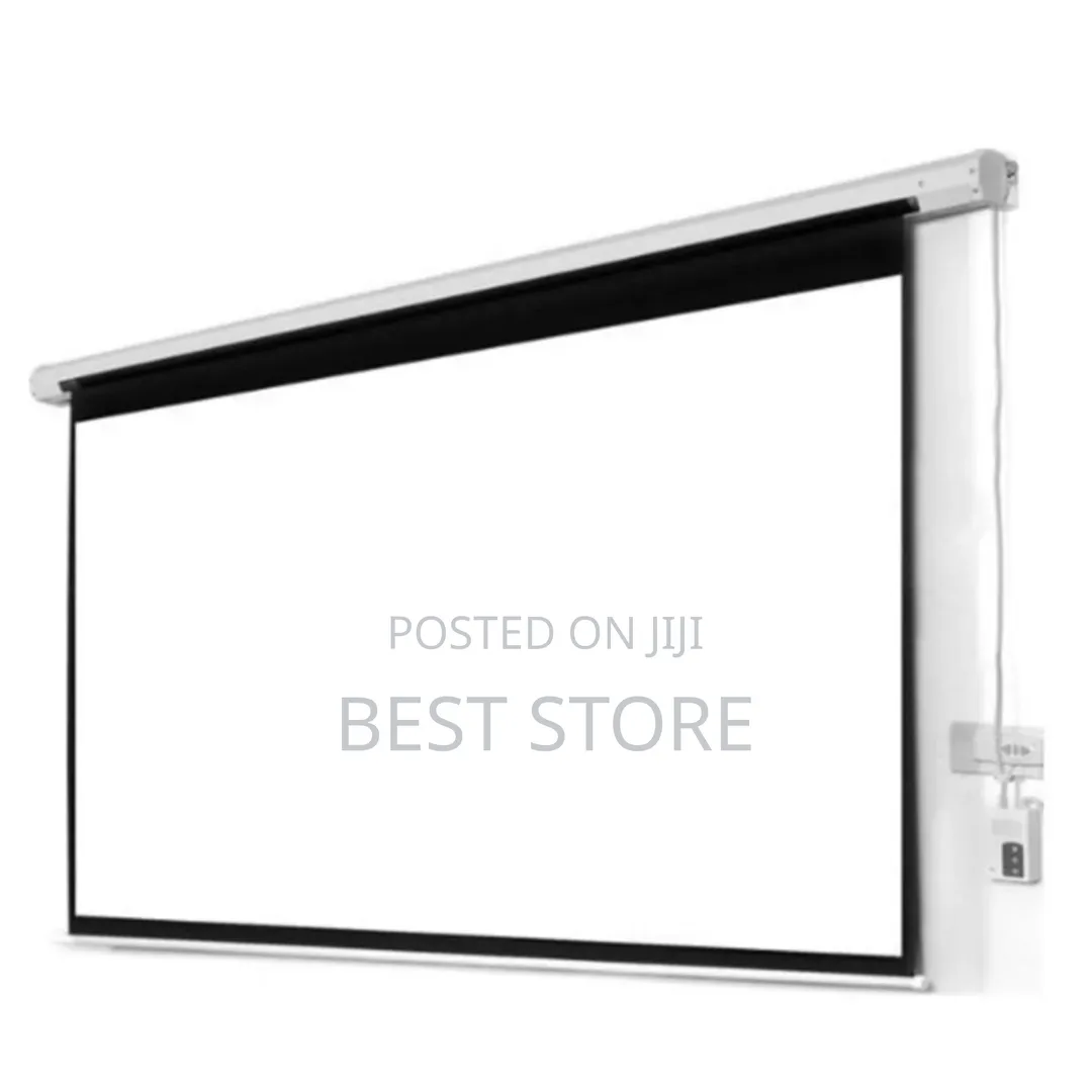 96 X96electric Motorized Projector Screen Wall Mount 16:9