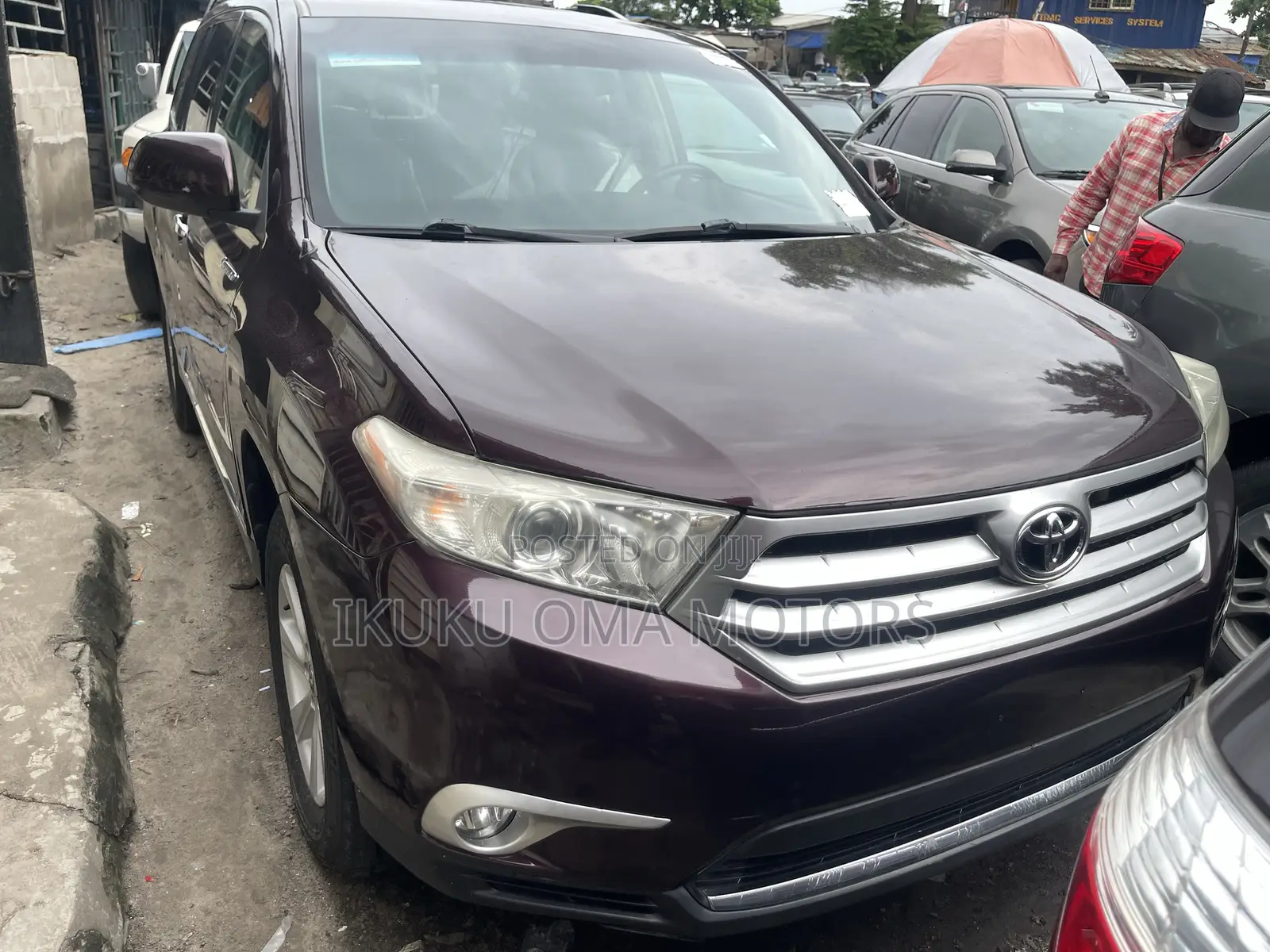 Toyota Highlander Limited 3.5l 4WD 2013 Burgundy