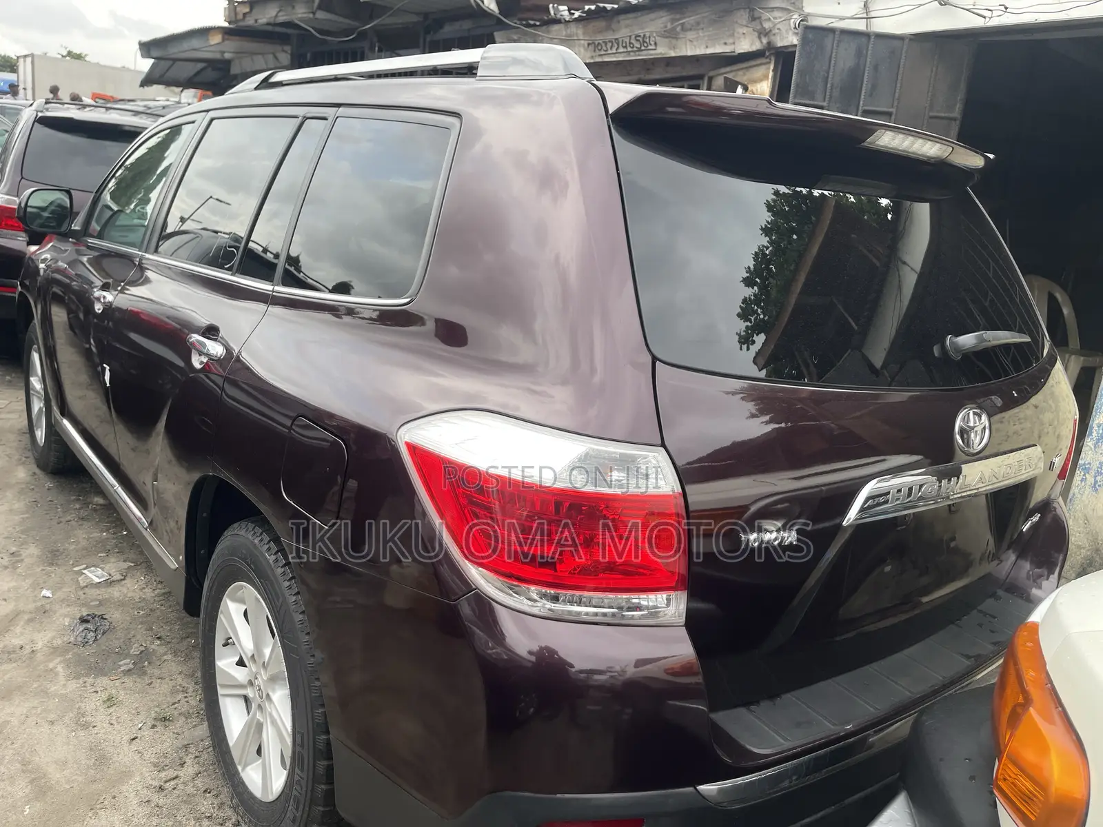 Toyota Highlander Limited 3.5l 4WD 2013 Burgundy