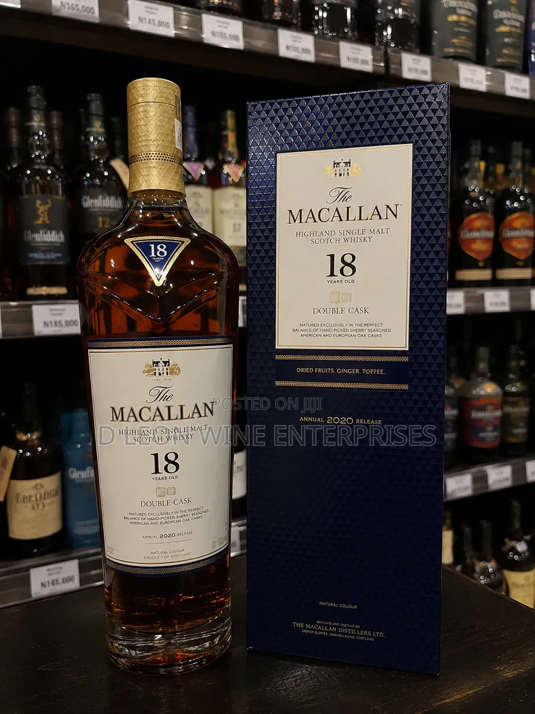 The Macallan 18 Years Double Cask Cartoon by ( 12 Bottles )