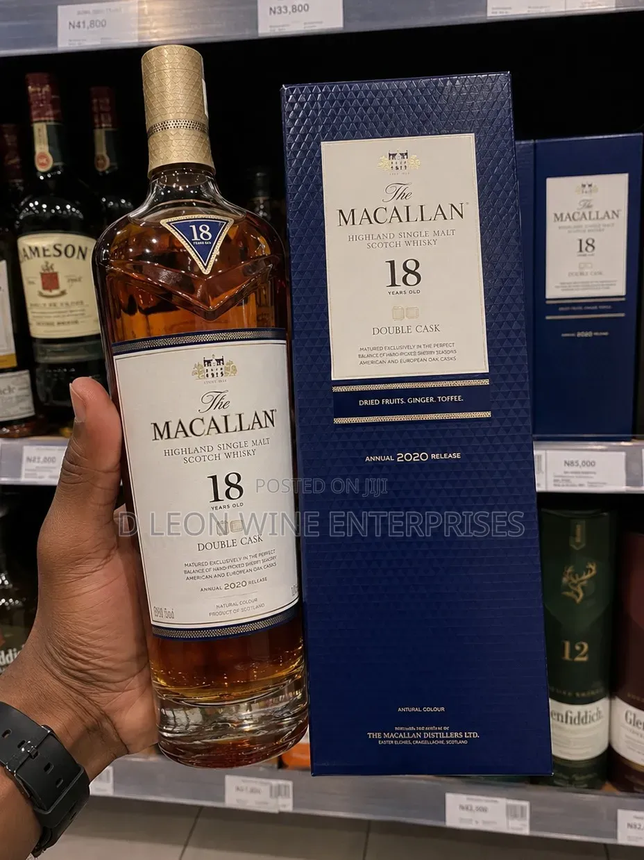 The Macallan 18 Years Double Cask Cartoon by ( 12 Bottles )