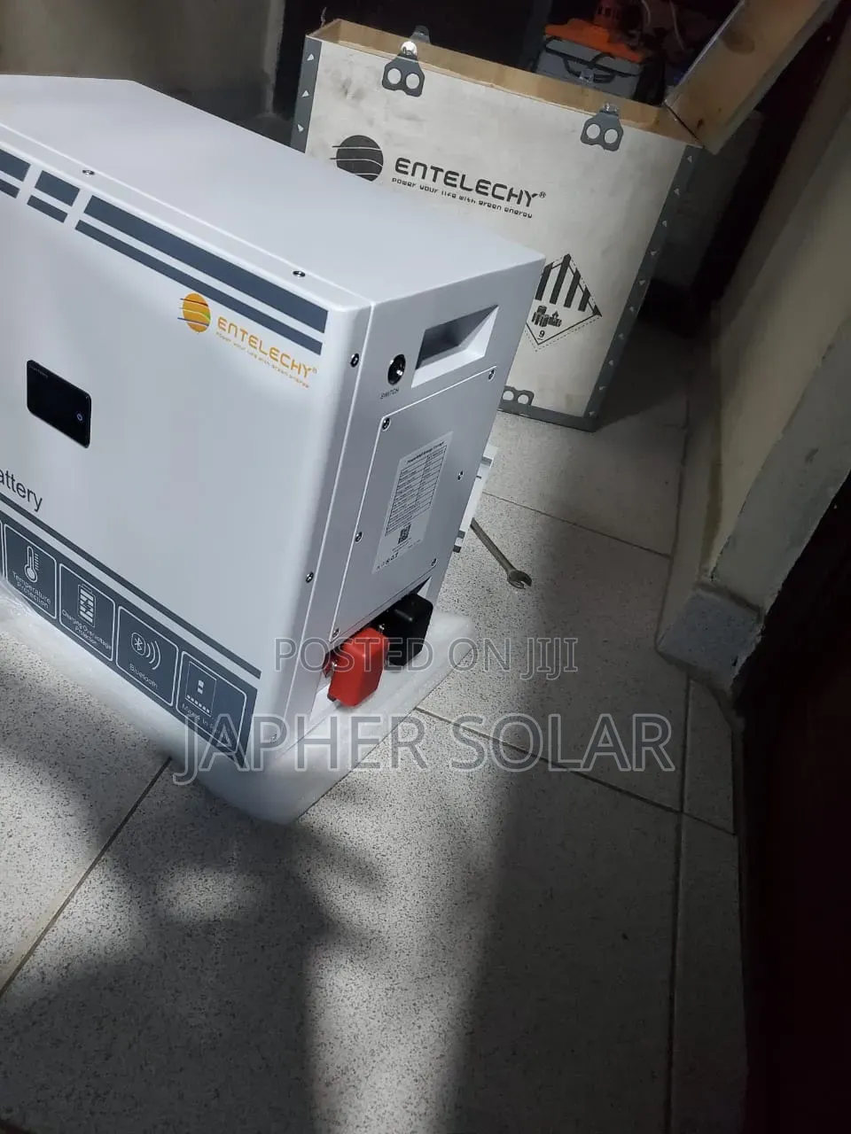 7.6kwh 24v Entelechy Lithium Battery With WIFI/Bluetooth Monitoring