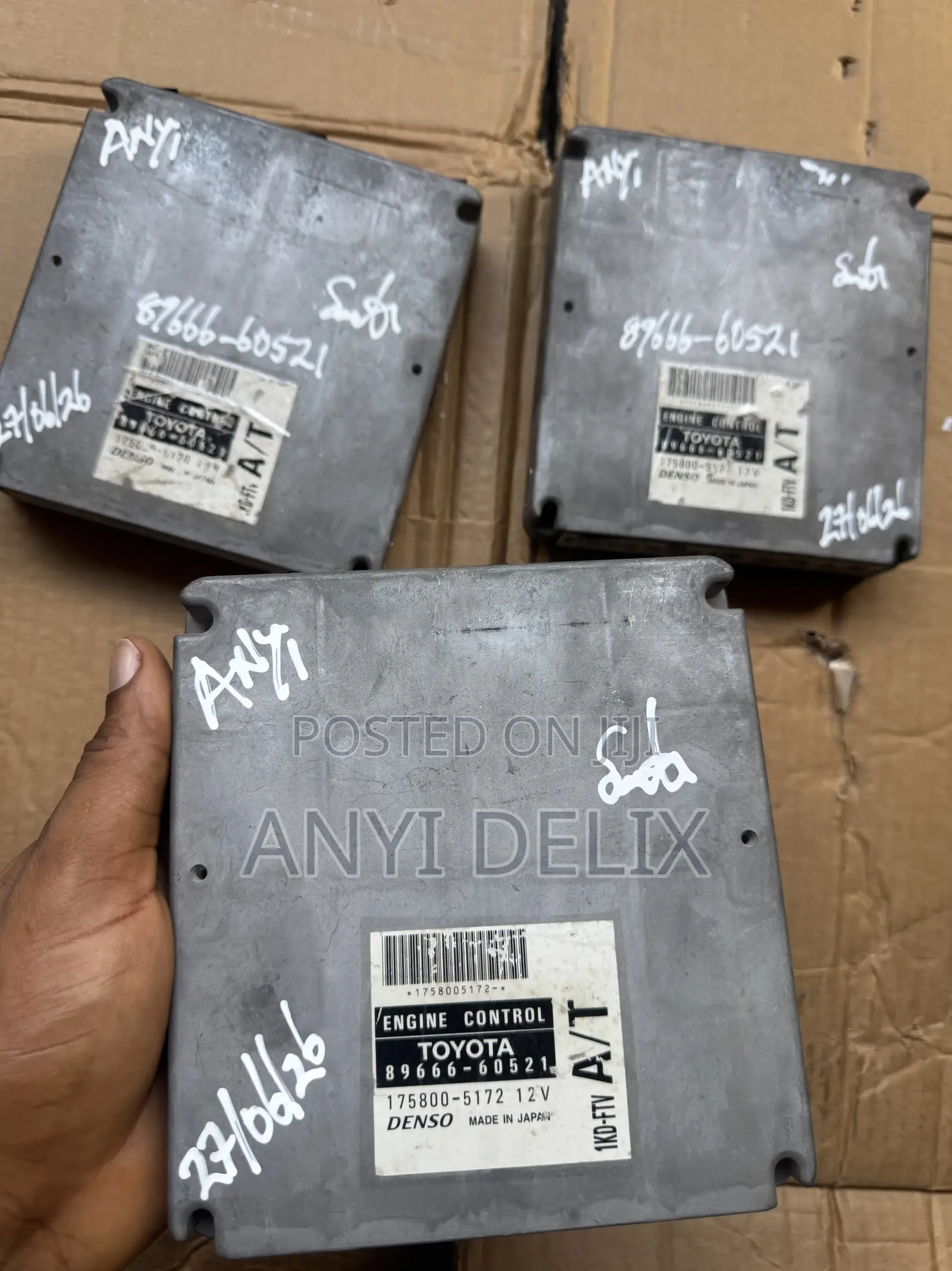 Ecu Brain Box Land Cruiser 2000/2002 1kdftv Diesel at 89666-60521.
