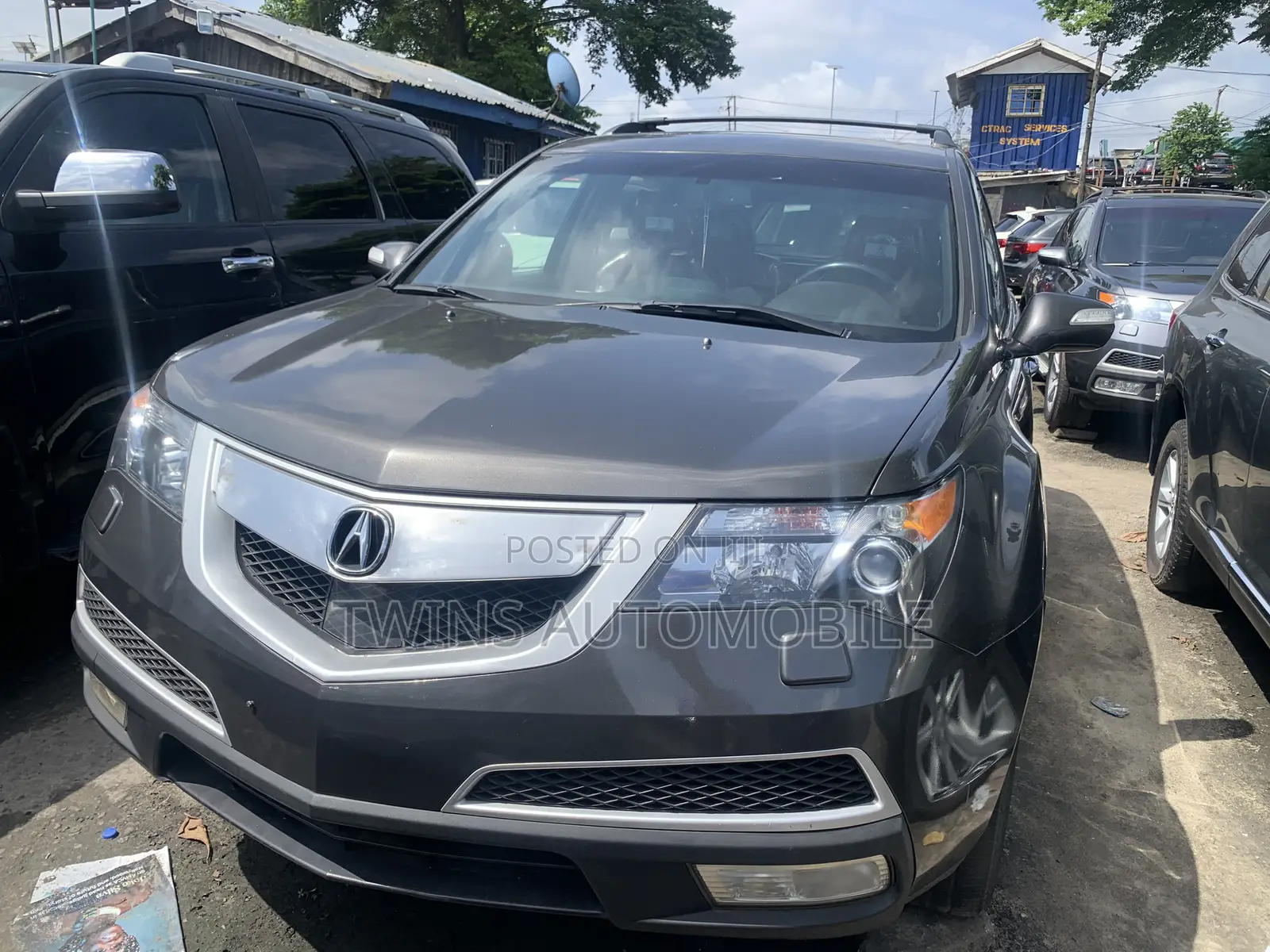 Acura MDX Advance Package SUV AWD (3.7L 6cyl 6A) 2012 Gray