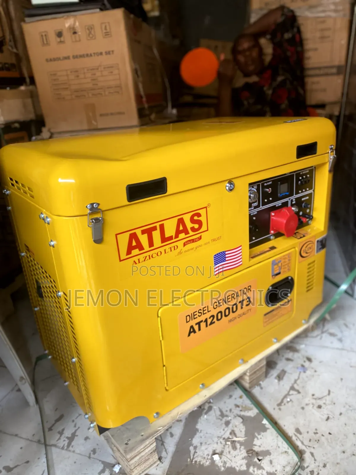 12.5kva 3-Phase Atlas Soundproof Diesel Generator
