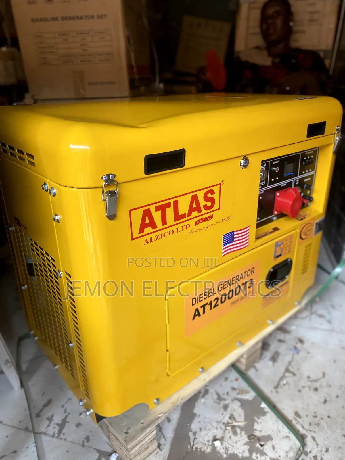 Original Atlas 12.5kva Soundproof Diesel Generator