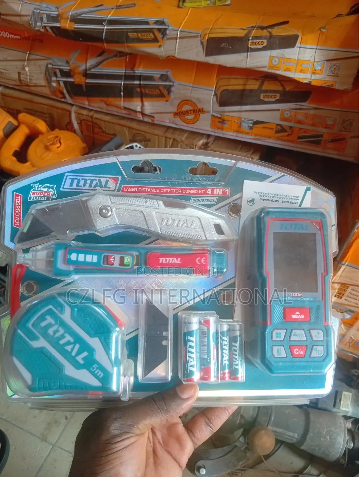 Total Laser Distance Combo Kit 4 in 1