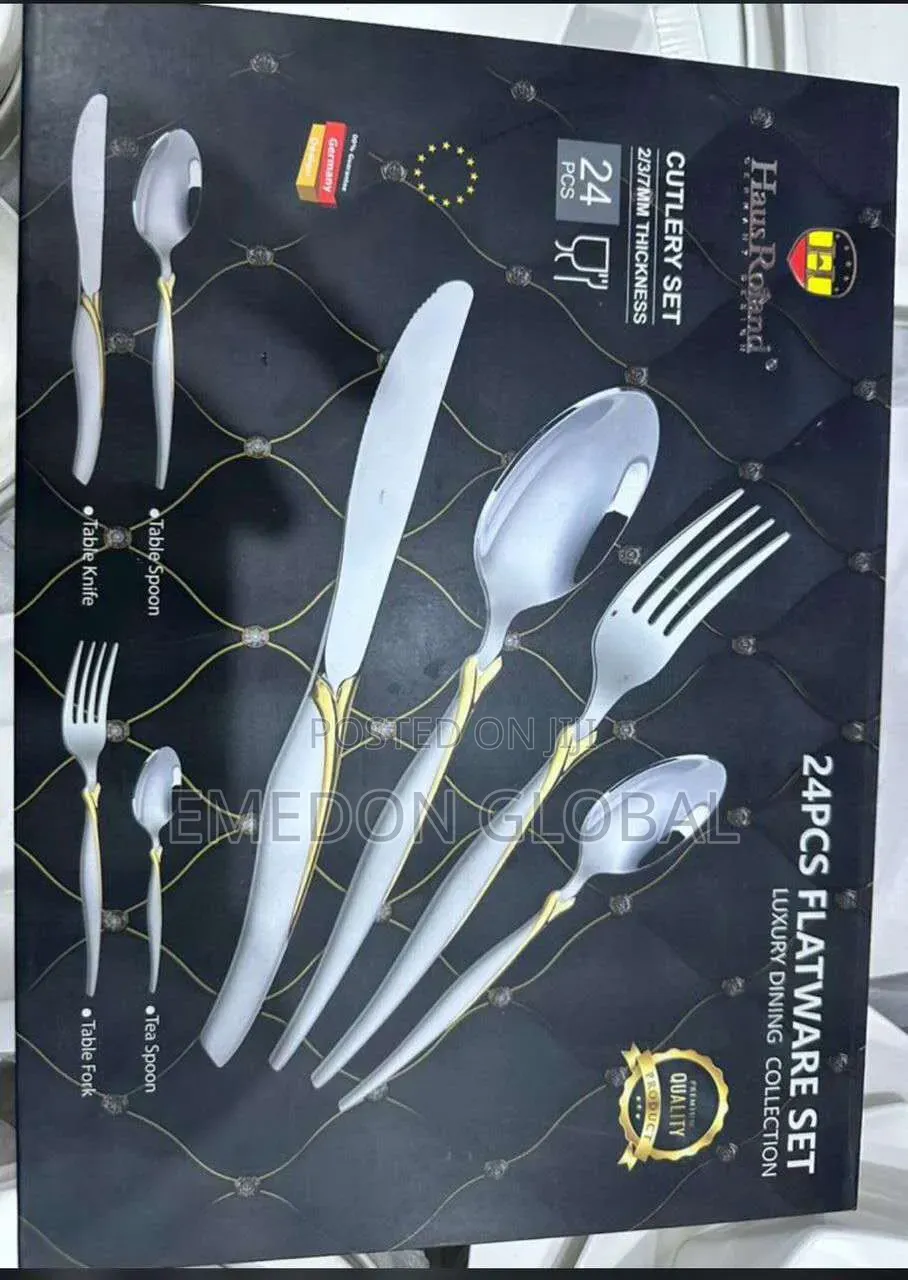 Haus Roland 24-Piece Flatware Set.