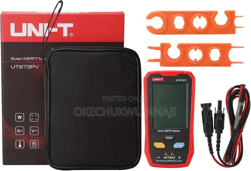 Uni-T Solar Panel Tester, Solar MPPT Meter, 800w Photovoltaic Module