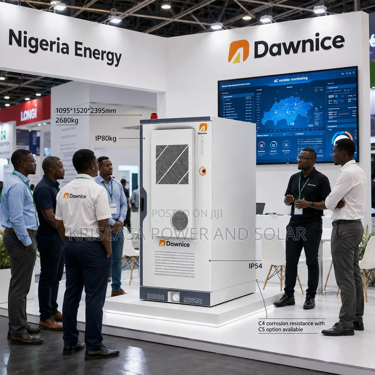 Dawnice 265kwh Booth Display at Nigeria Energy Exhibition