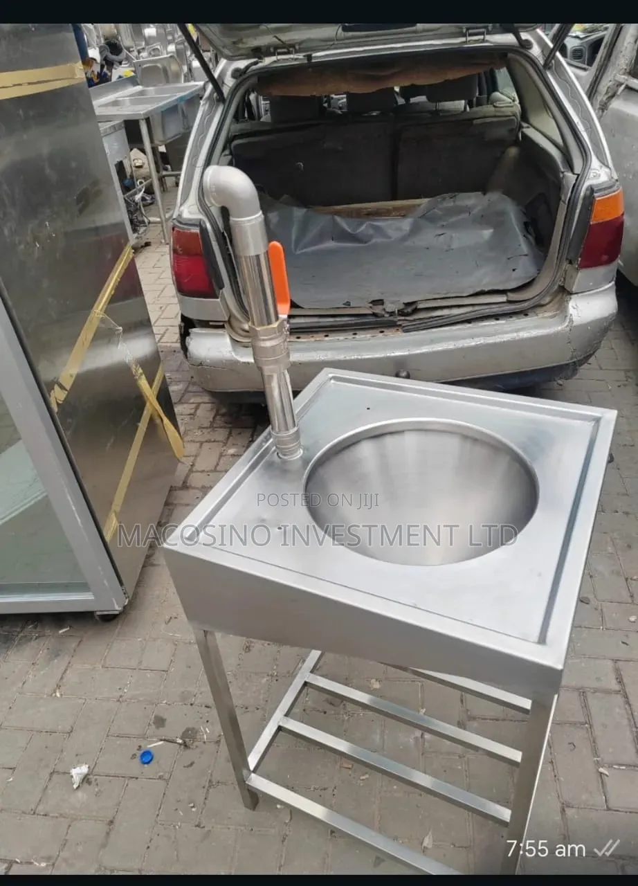 Commercial-Grade Stainless Steel Hand Wash Station