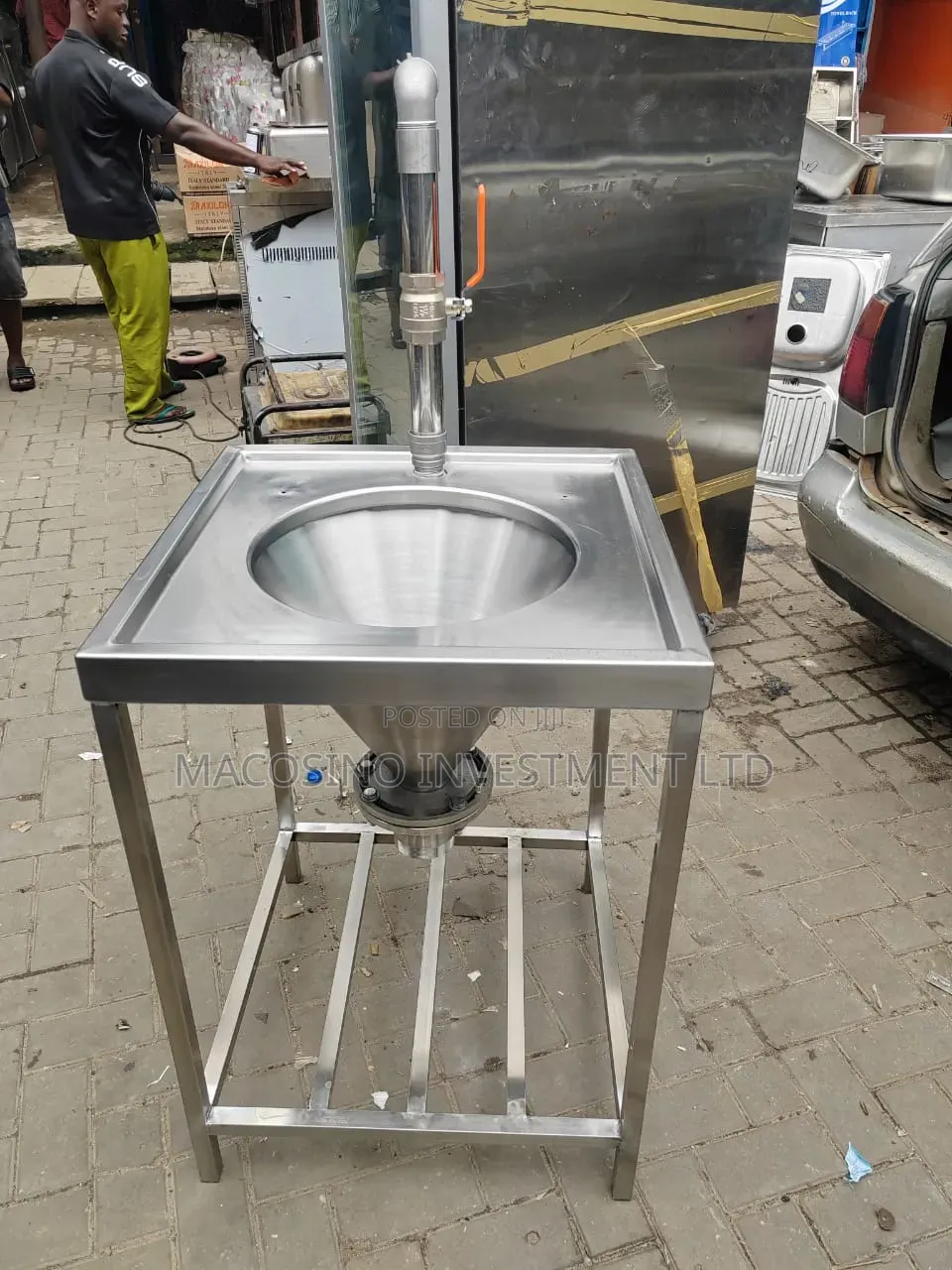 Commercial-Grade Stainless Steel Hand Wash Station