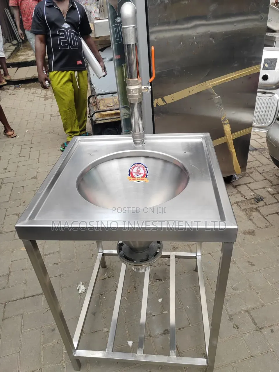 Commercial-Grade Stainless Steel Hand Wash Station