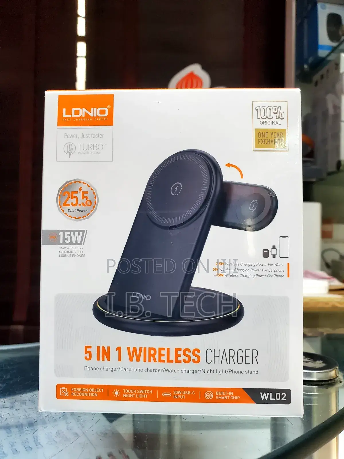 Ldnio 5 in 1 Wireless Charger 25.5w Wl02