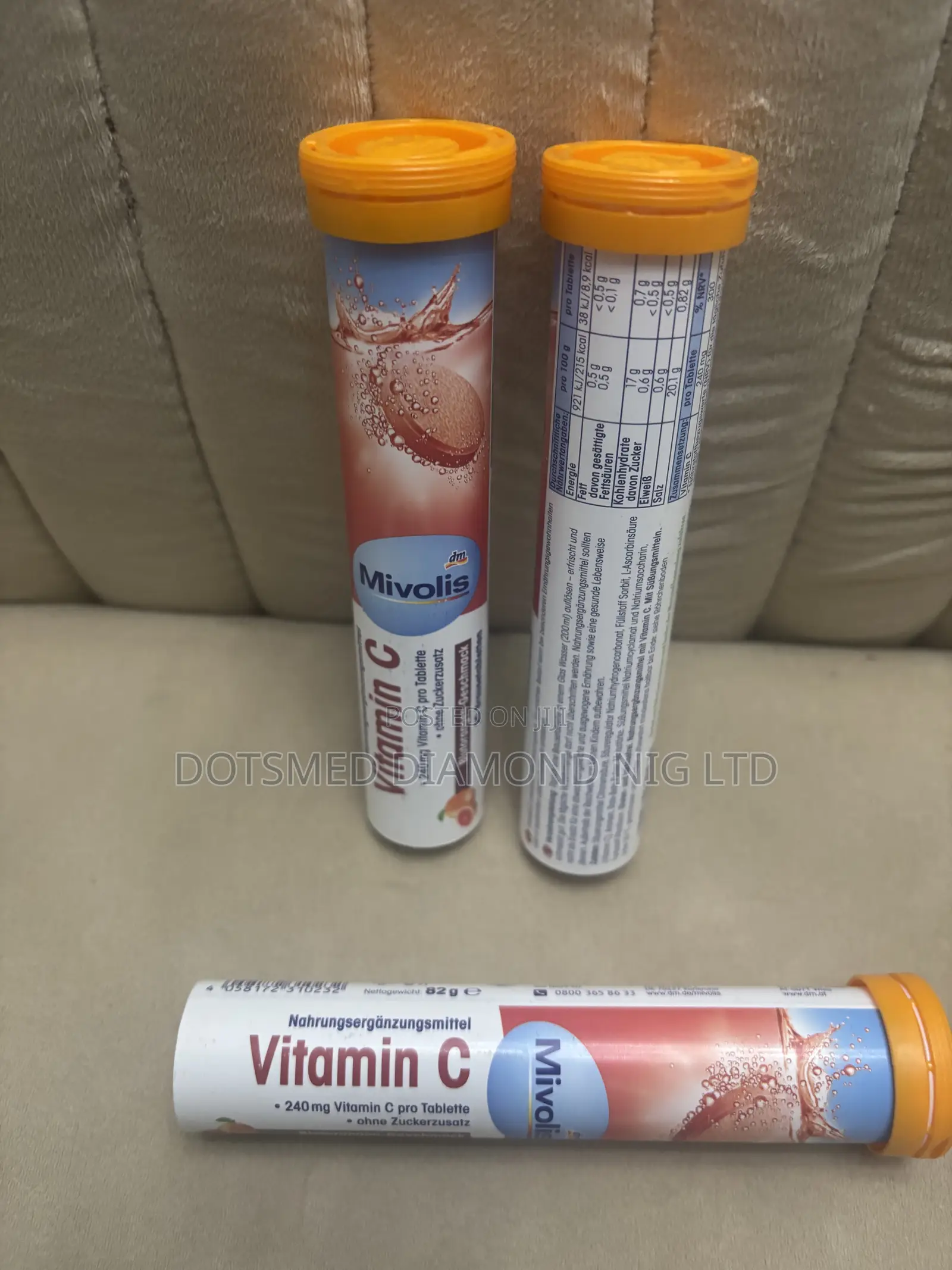 10 Original Mivolis Vitamin C Effervescent Tablets (20 Tablets)