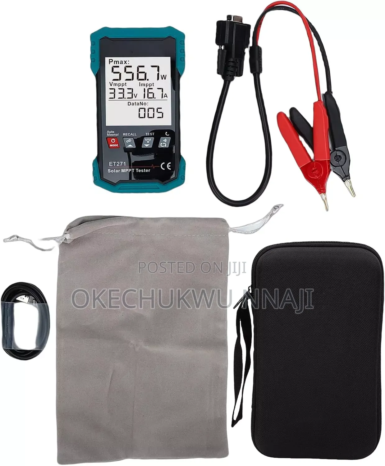 2000w Solar Panel Tester, Abs Material With LCD Display