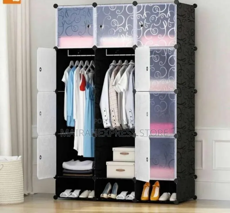 Modular Plastic Mobile Wardrobe 2st7