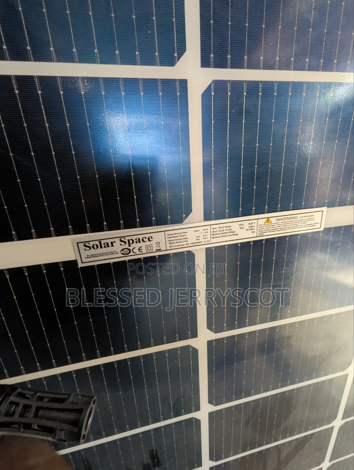 Solar Space 650watts Mono-Crystalline Solar Panel Available in Stock