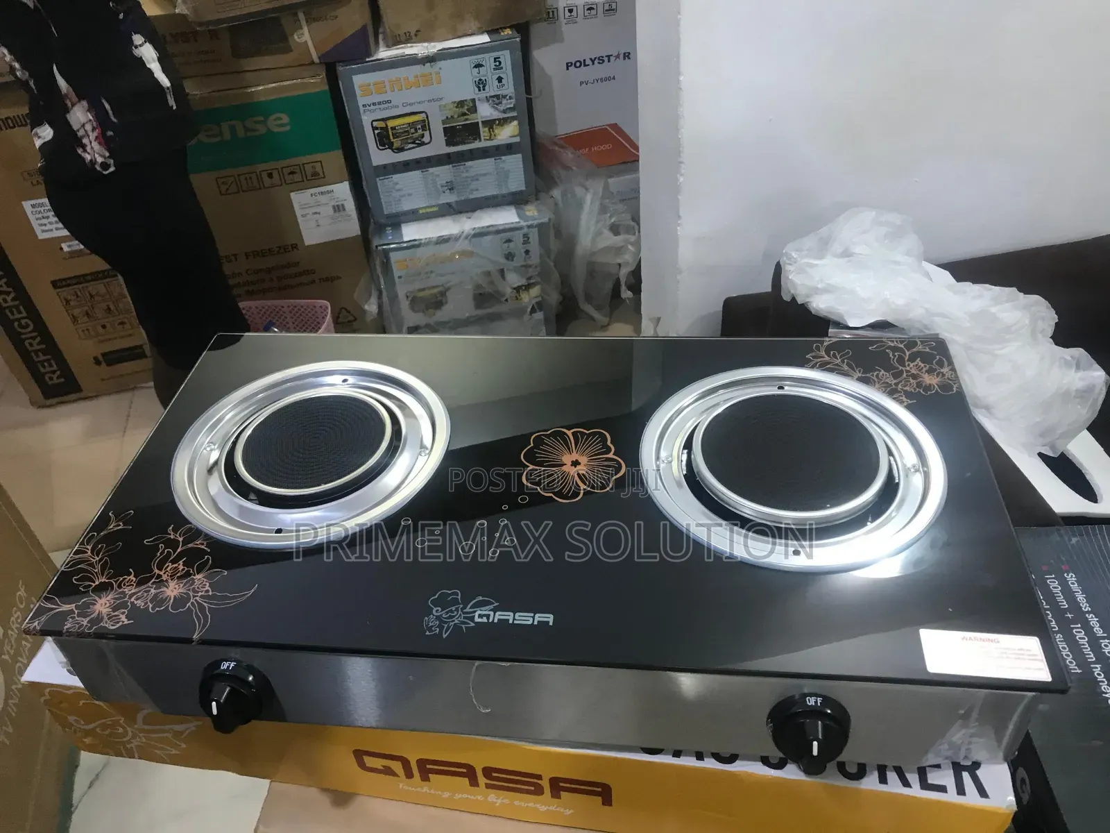 Qasa 2 Burner Table Top Cooker – High Efficiency