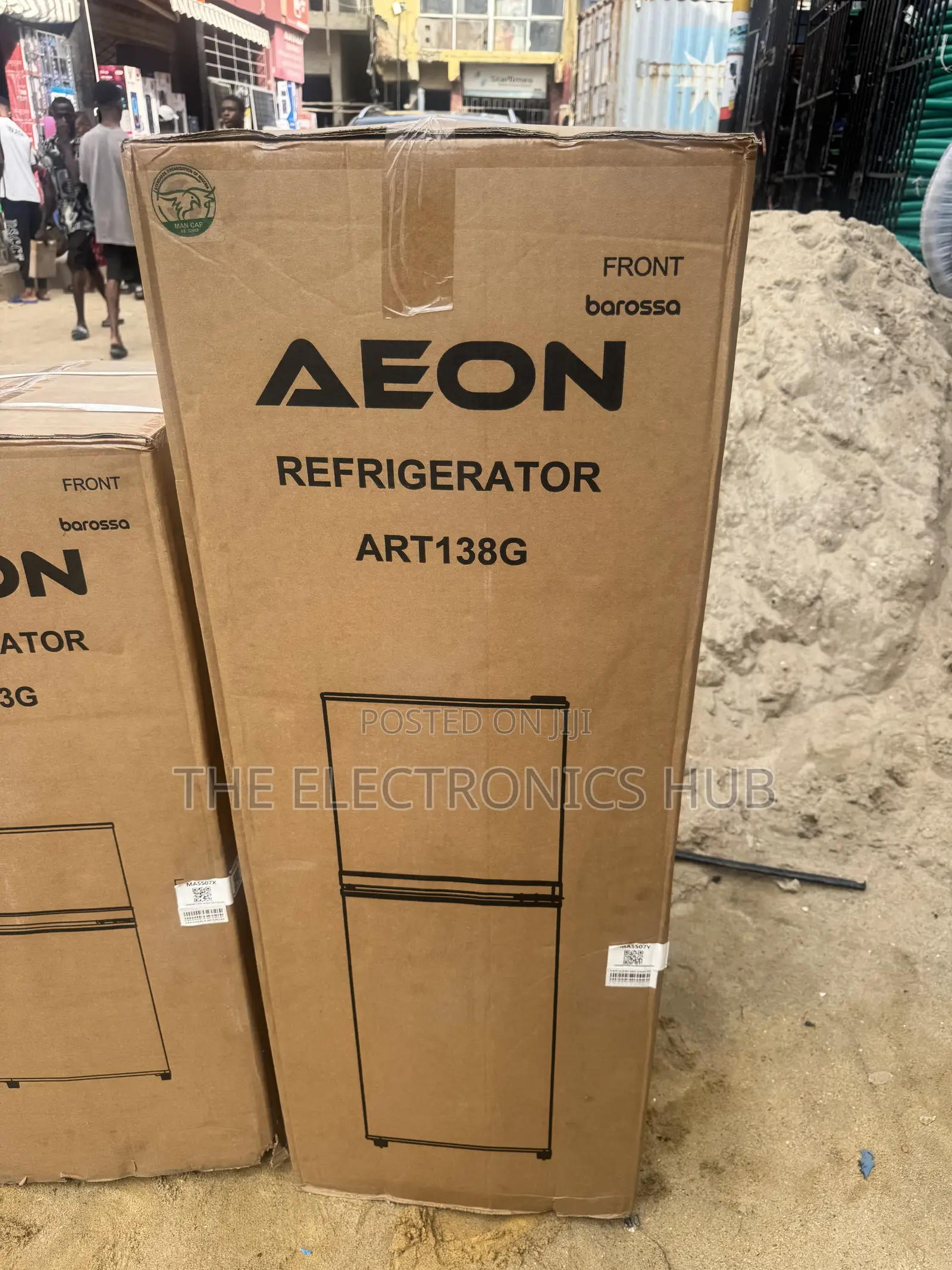 Aeon 138l Double Door Refrigerator