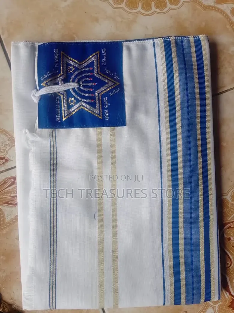 Fast Dispatch Israeli Polyester Prayer Shawl Jewish Messianic Talit