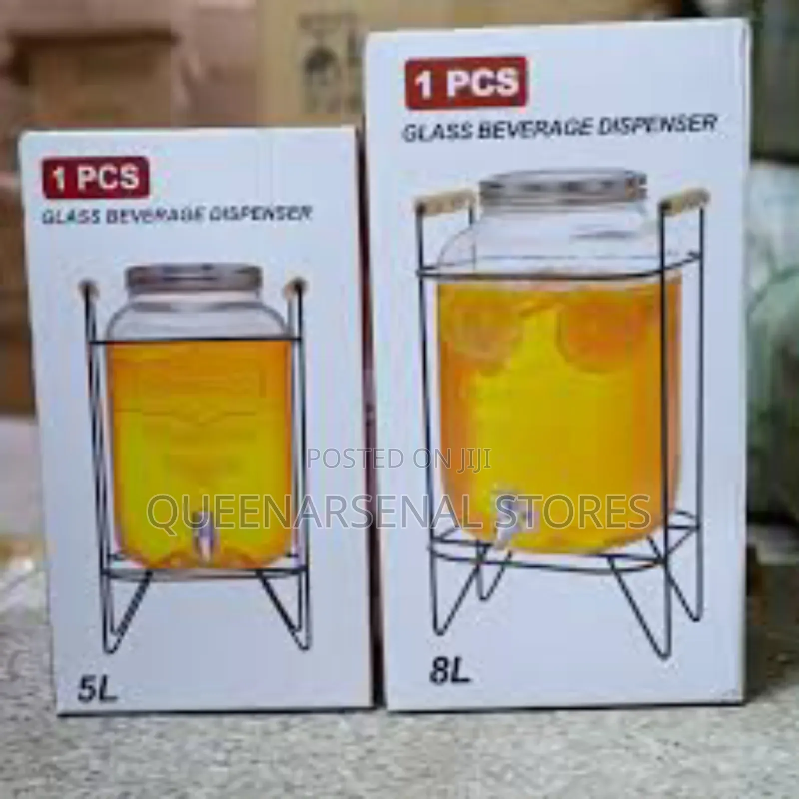 Glass Beverage Dispenser