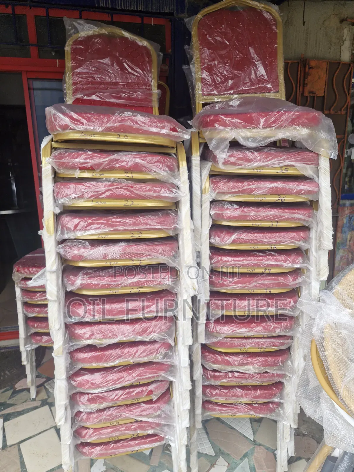 Heavy Duty Banquet Chairs / Stackable Event Church Chairs