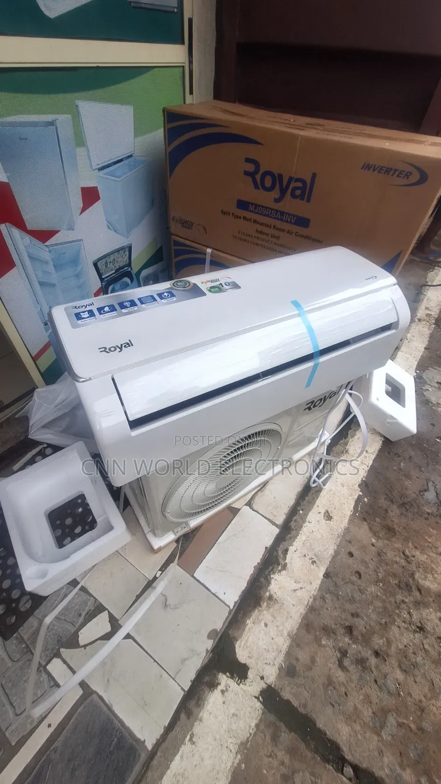 New Royal 1hp Inverter Smart Energy Split Ac Copper Fast Cooling