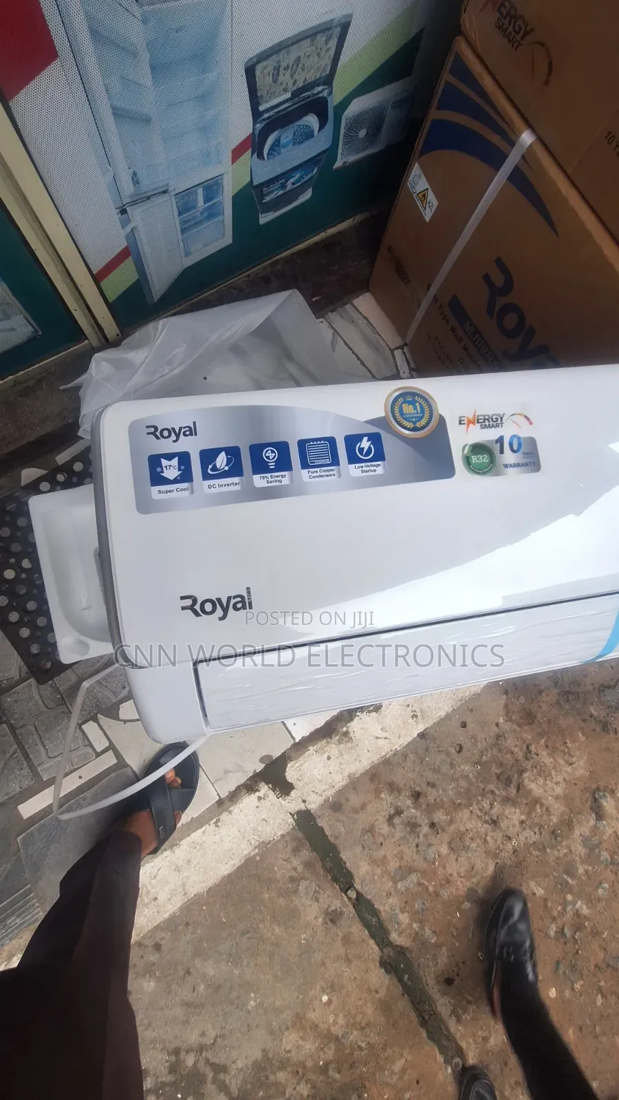 New Royal 1hp Inverter Smart Energy Split Ac Copper Fast Cooling