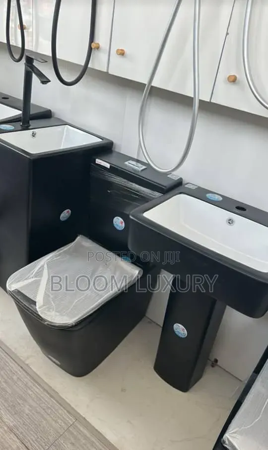 Matte Black Water Closet  Square/Round Available