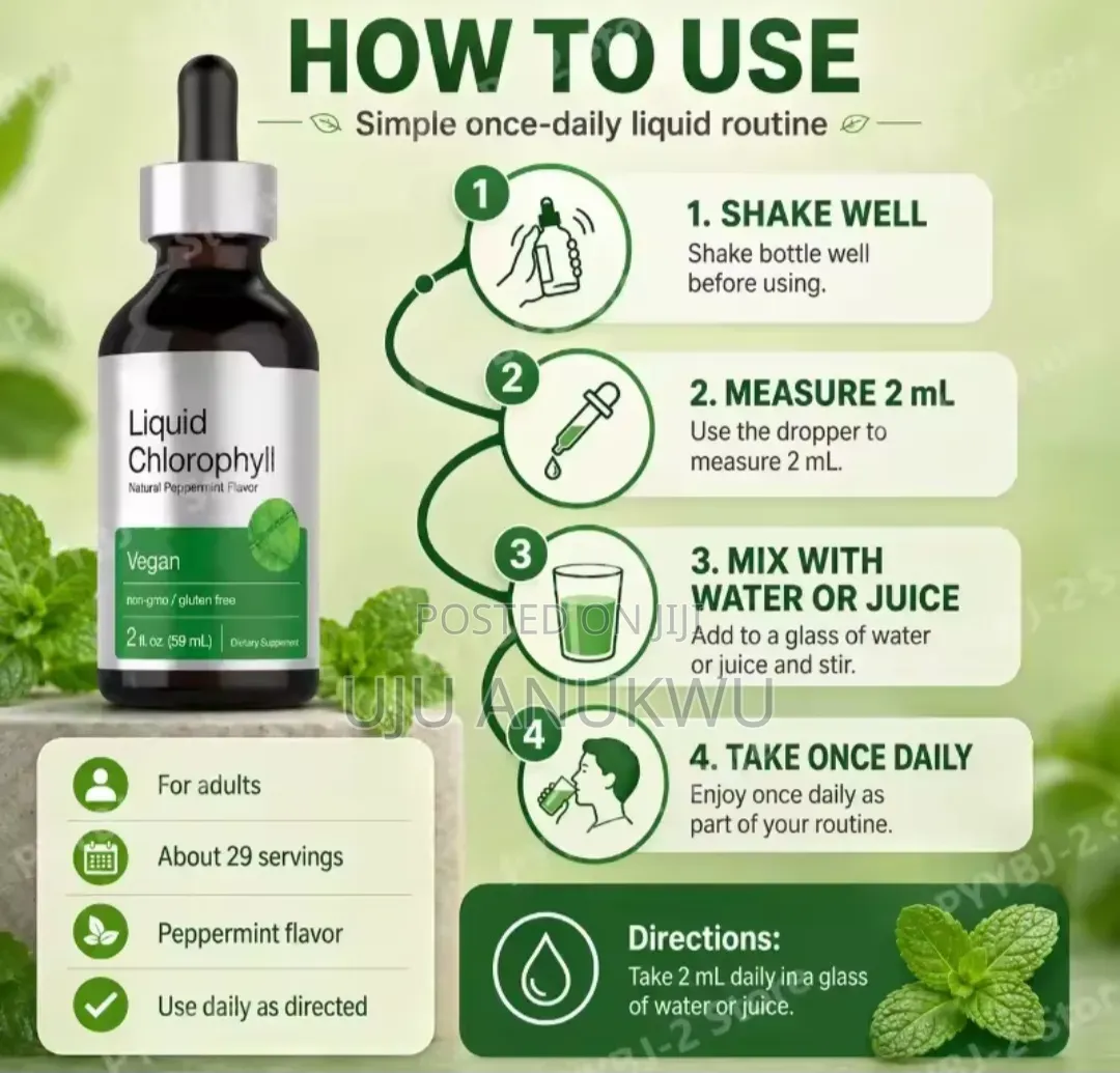 Horbaach Liquid Chlorophyll Dietary Supplements