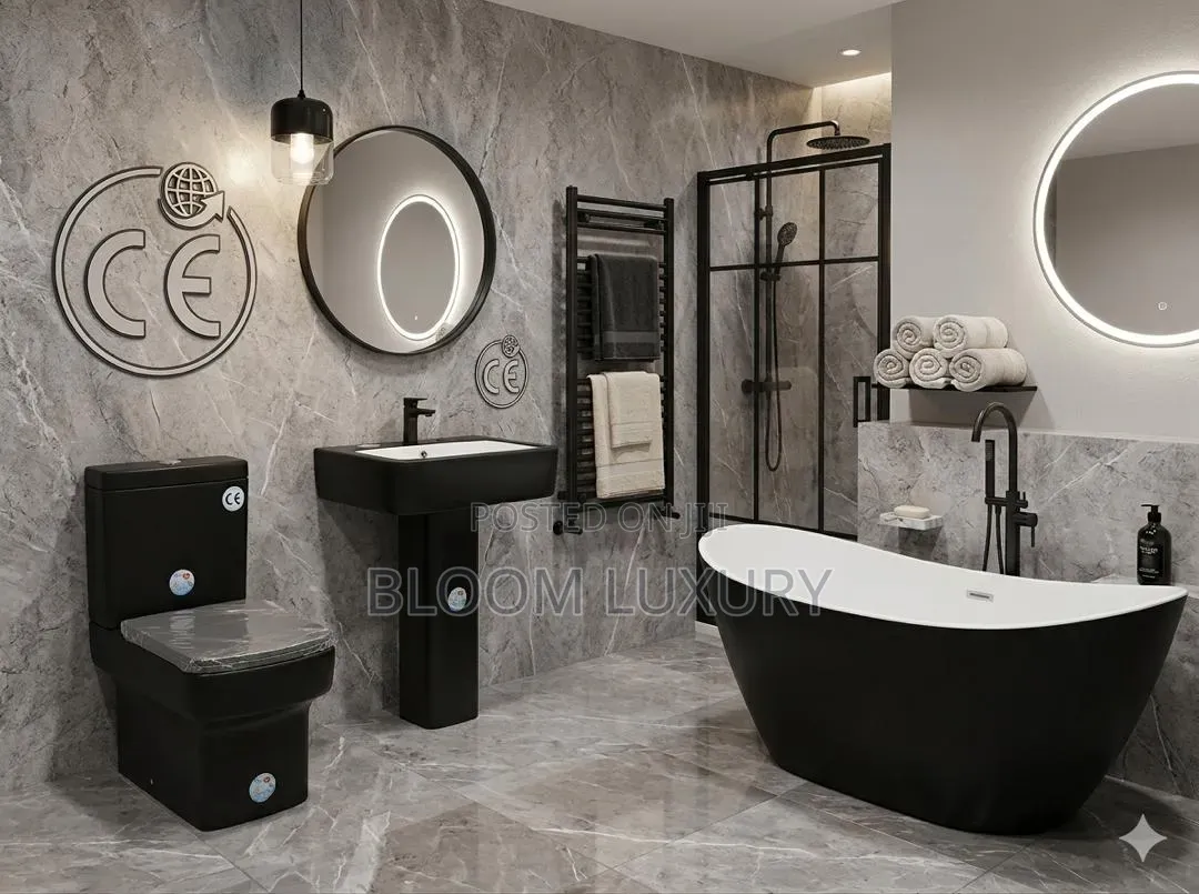 Matte Black Quality Water Closet