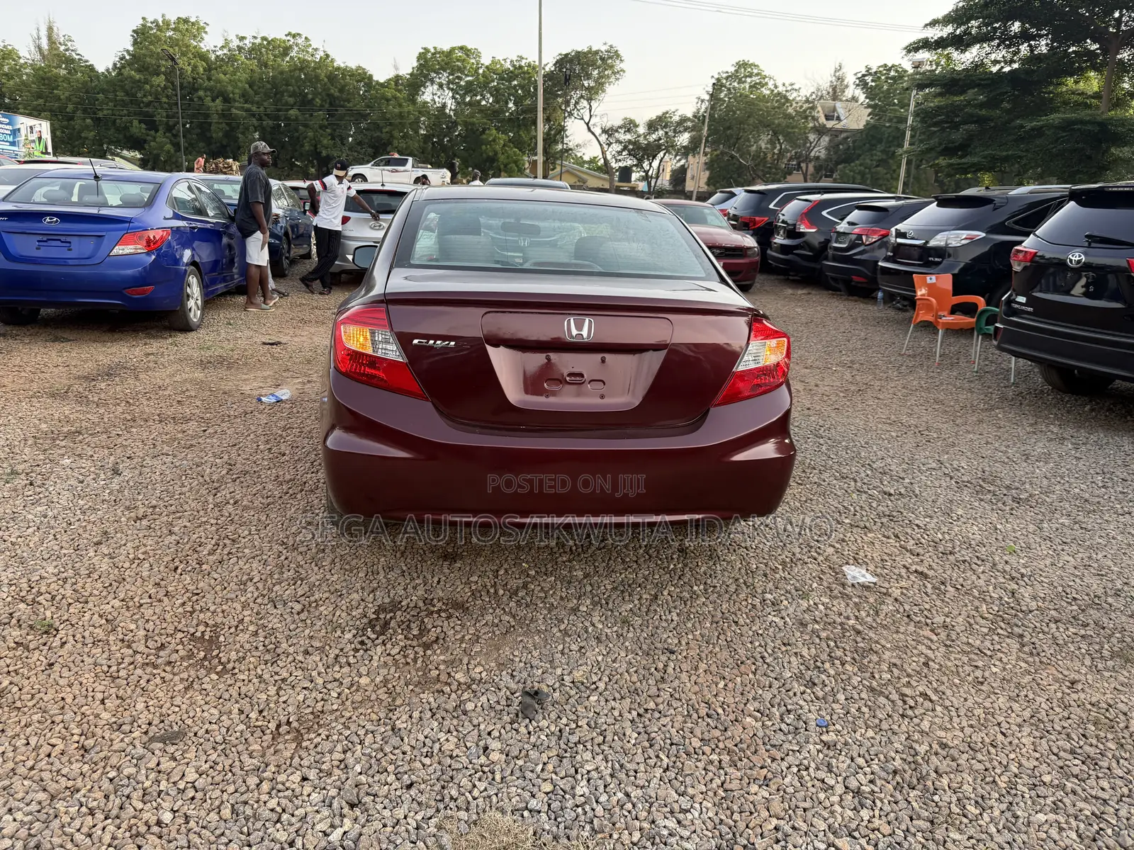 Honda Civic EX Sedan 2012 Maroon