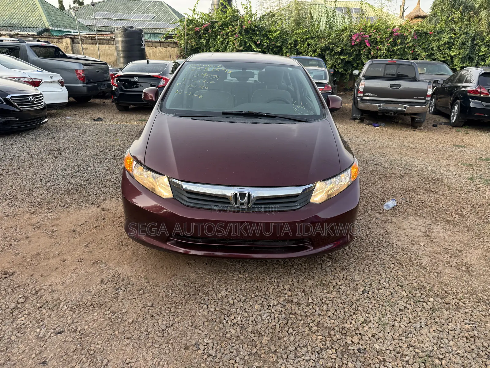Honda Civic EX Sedan 2012 Maroon