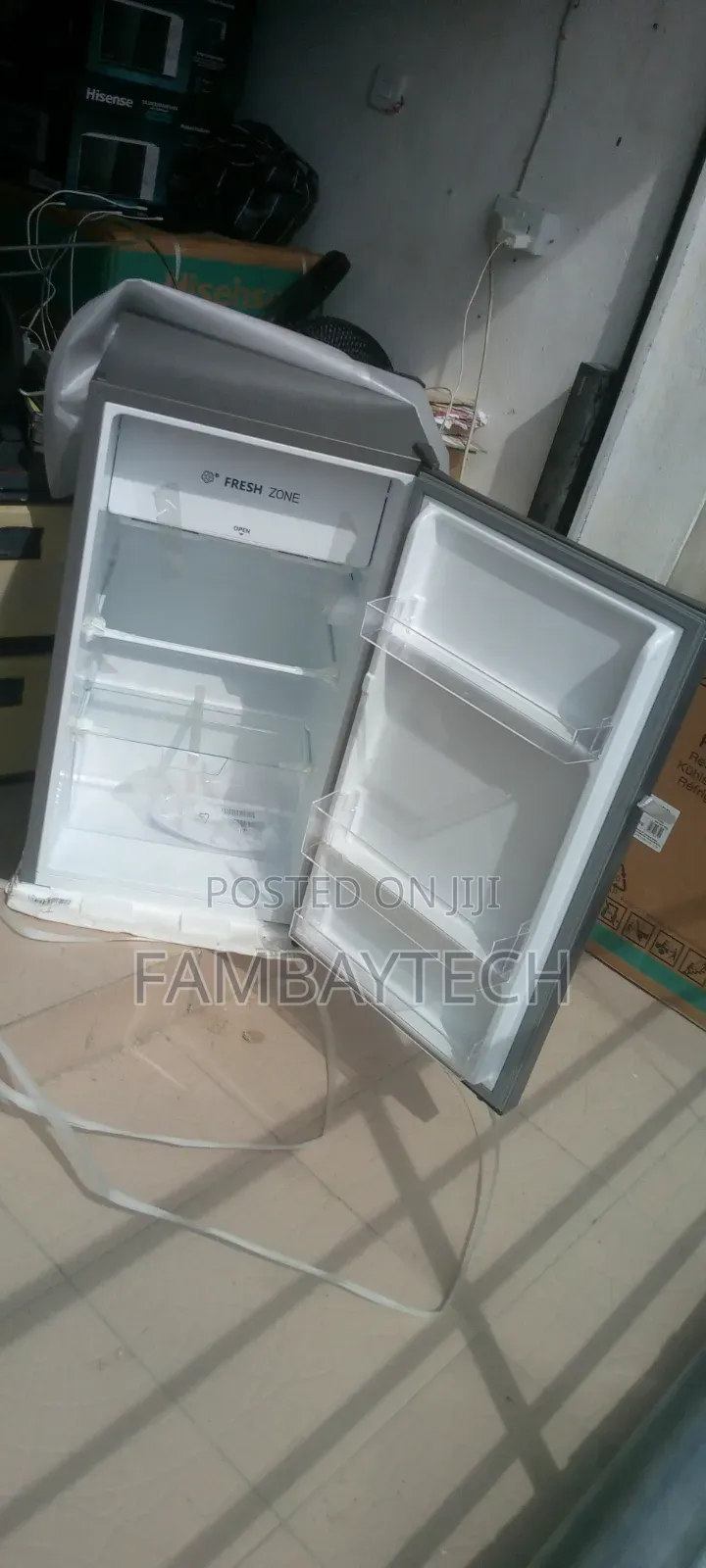 Hisense Ref 121 Single Door Fridge – Strong Efficient