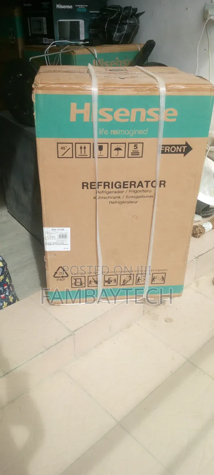 Hisense Ref 121 Single Door Fridge – Strong Efficient