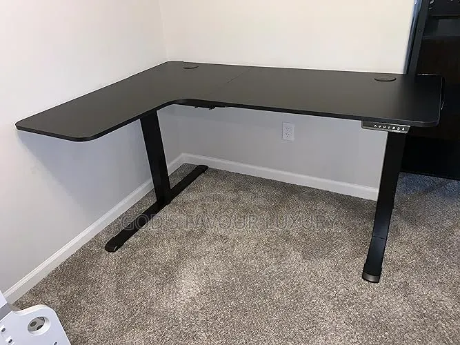 Electric L Shape Office Adjustable Desk