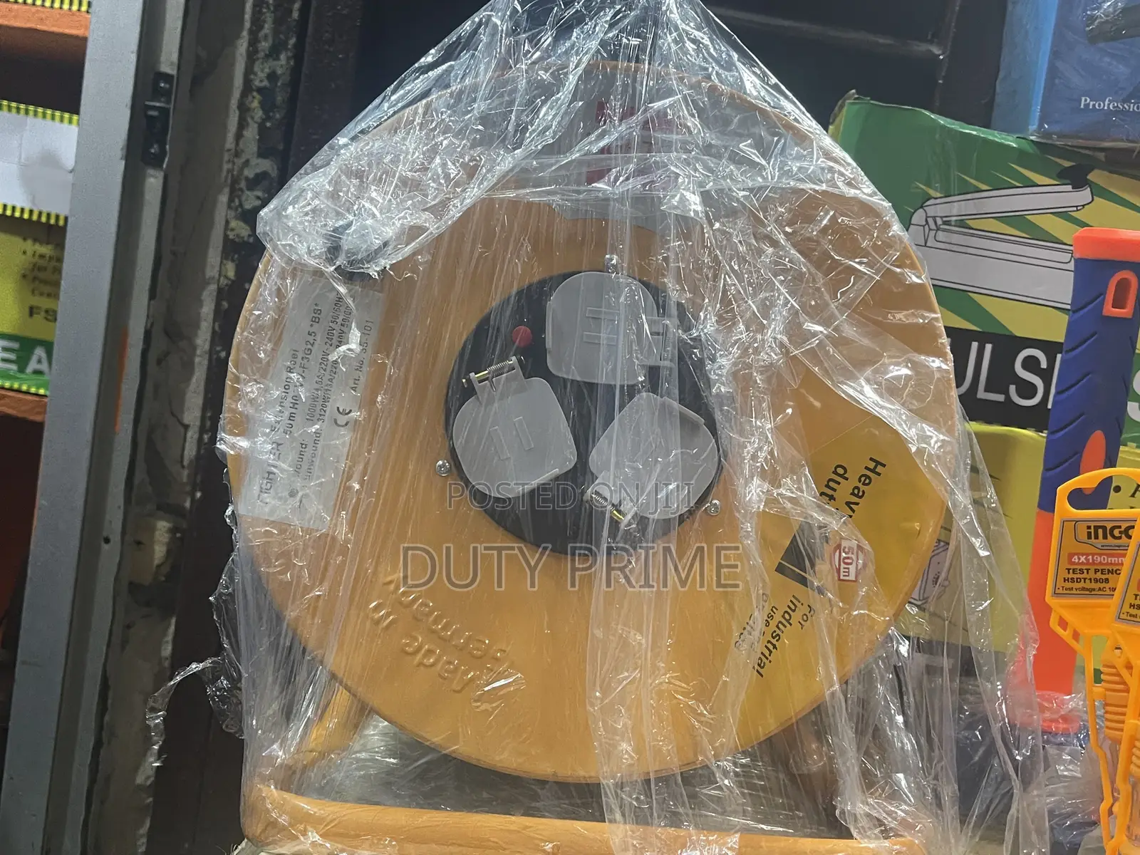 50m Industrial Cable Reel Extension – Heavy Duty | Brand New