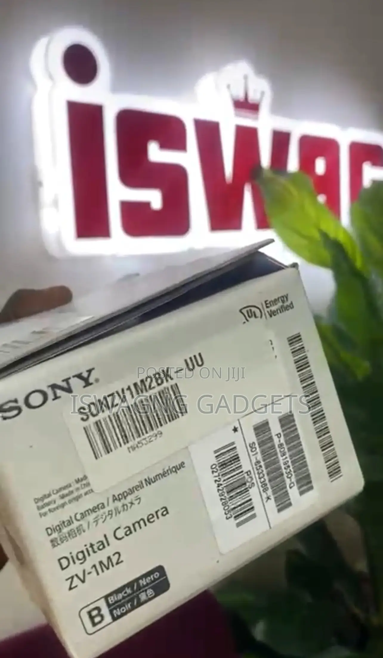 Sony Zv-1m2 Vlog Camera for Content Creators and Vloggers - Black