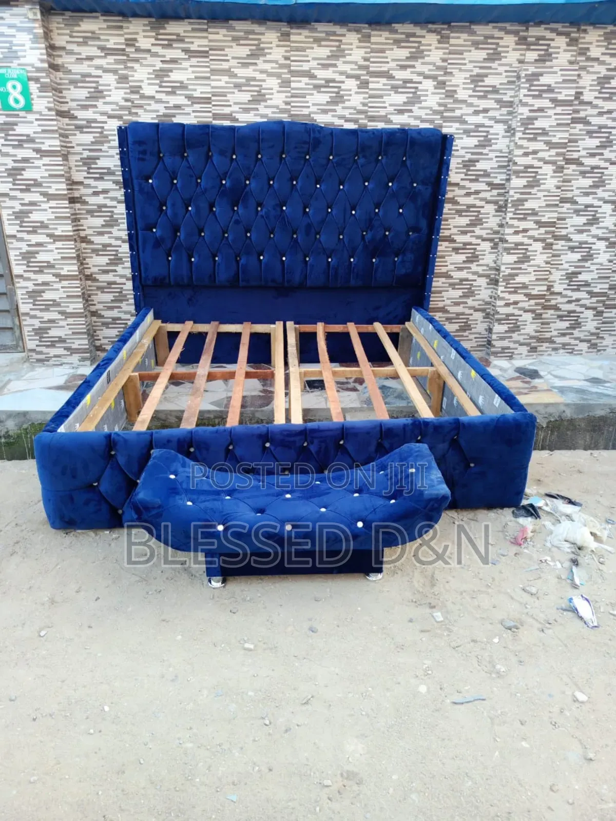 Family Luxury Large Size Bed Frame